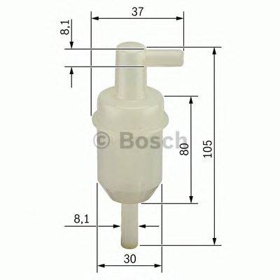 BOSCH 0 450 904 077 - Üzemanyagszűrő DAEWOO MERCEDES-BENZ PUCH SSANGYONG
