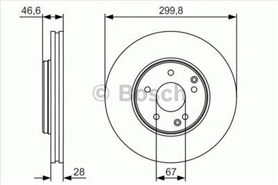 BOSCH 0 986 479 R79 - féktárcsa CHRYSLER MERCEDES-BENZ