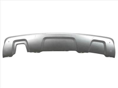 Dacia Duster 2010.02.01-2017.12.01  utángyártott új hátsó lökhárító spoiler, ezüstre fényezett 850706169r