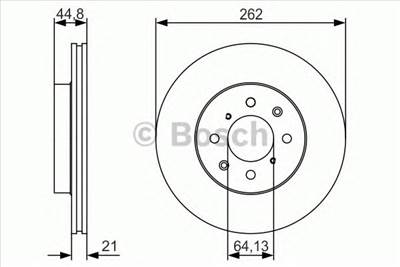 BOSCH 0 986 479 R80 - féktárcsa HONDA MG ROVER
