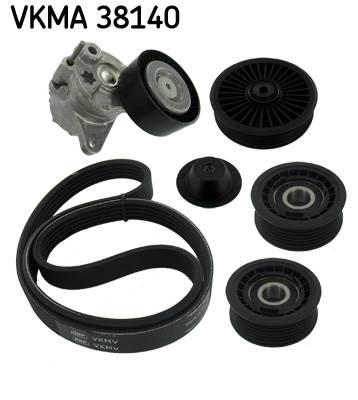 SKF VKMA 38140 - hosszbordás szíj készlet MERCEDES-BENZ