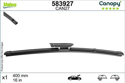 Peugeot 301 2013-2022 - Ablaktörlő lapát 1db (CAN27) 400 Vez./ut. o