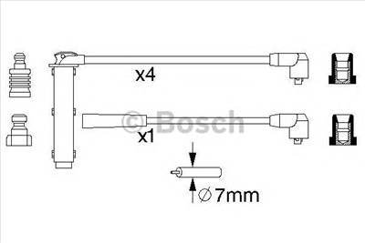 BOSCH 0 986 356 731 - gyújtókábel szett MG ROVER