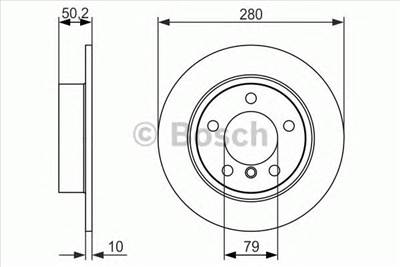 BOSCH 0 986 479 728 - féktárcsa MINI