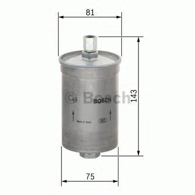 BOSCH 0 450 905 007 - Üzemanyagszűrő MERCEDES-BENZ