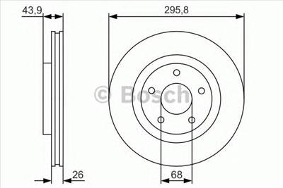 BOSCH 0 986 479 R89 - féktárcsa NISSAN RENAULT