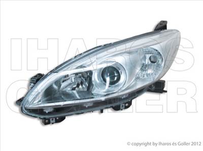 Mazda 5 2010-2013 - Fényszóró H11/HB3 bal (motoros) DEPO