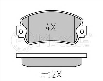 MEYLE 025 209 5018/W - fékbetét FIAT LANCIA SEAT