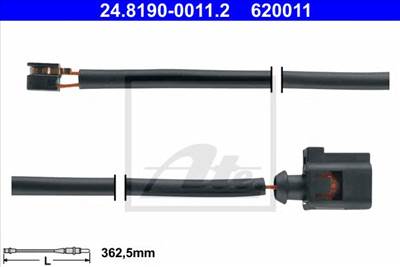 ATE 24.8190-0011.2 - fékbetét kopásjelző AUDI