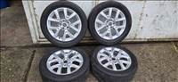 Eladó egy garnitúra gyári 5x112 Y-küllős 574 alufelnik 225/50 R17 Continental nyáriigumikal. 
