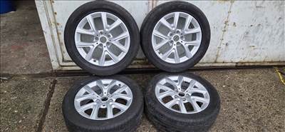 Eladó egy garnitúra gyári 5x112 Y-küllős 574 alufelnik 225/50 R17 Continental nyáriigumikal. 