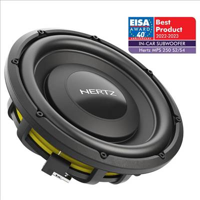 Autós mélynyomó 25 cm, 500/1000W, 4 Ohm, sekély beépítéshez, Hertz MPS 250 S4.1