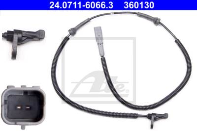 ATE 24.0711-6066.3 - kerékfordulatszám érzékelő CITROËN FIAT LANCIA PEUGEOT