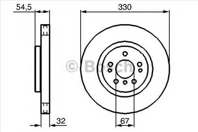 BOSCH 0 986 479 269 - féktárcsa MERCEDES-BENZ