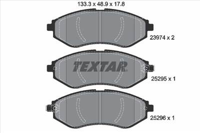 Fékbetét készlet TEXTAR 2397406 for CHEVROLET