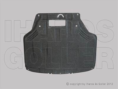 Ford EcoSport 2012-2017 - Alsó motorvédő lemez textil, alu betéttel