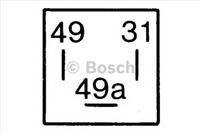 BOSCH 0 335 200 038 - villogó megszakító ALFA ROMEO AUDI AUSTIN BMW BMW MOTORCYCLES CHEVROLET CITROË