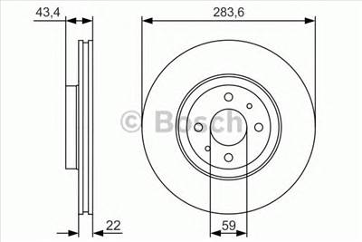 BOSCH 0 986 479 S01 - féktárcsa ABARTH ALFA ROMEO FIAT LANCIA