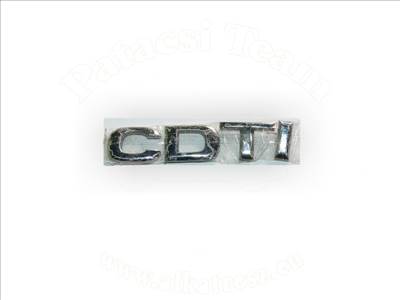 Opel Combo C 2001-2011 - felirat, csomagtérfedél, CDTI