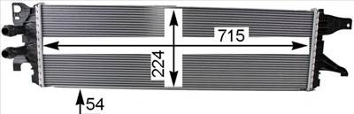 MAHLE CIR 8 000P - Alacsony hőmérséklet érzékelője, töltőlevegő-hűtő VW