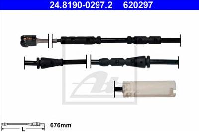 ATE 24.8190-0297.2 - fékbetét kopásjelző BMW