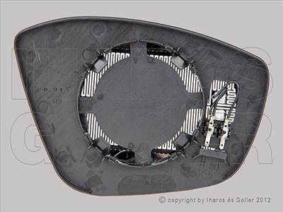 Citroen C4 2018-2020 Cactus  - Tükörlap cserélhető bal, domború, fűthető