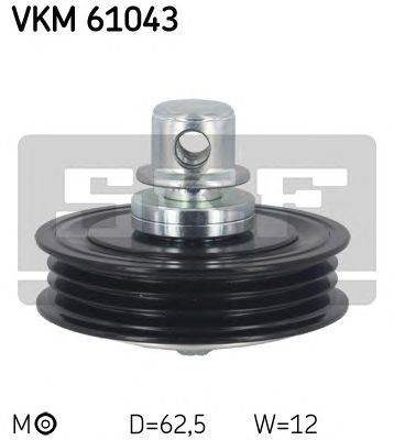 SKF VKM 61043 - hosszbordásszíj feszítőgörgő TOYOTA