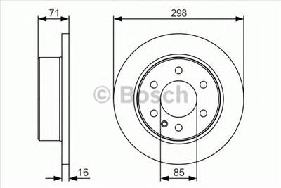 BOSCH 0 986 479 S05 - féktárcsa MERCEDES-BENZ VW