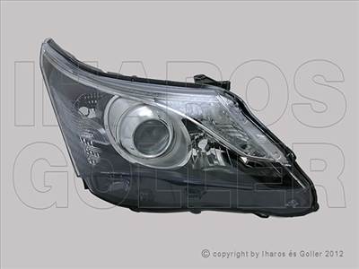Toyota Avensis 2012-2015 - Fényszóró H11/H9 jobb LED-es (motoros) DEPO