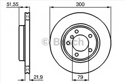 BOSCH 0 986 478 571 - féktárcsa BMW BMW (BRILLIANCE)