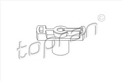 TOPRAN 202 016 - gyújtáselosztó rotor OPEL VAUXHALL