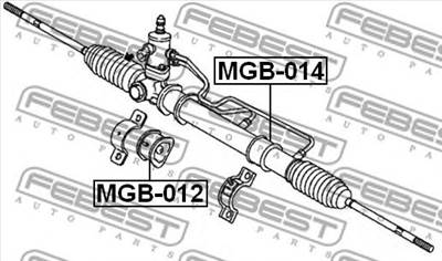 FEBEST MGB-012 - kormánymű csapágy MITSUBISHI