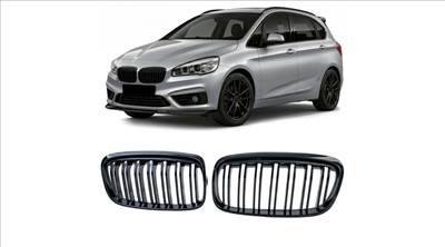 BMW F45 Active Tourer 2014-2017 facelift lakkozott fekete M4 stílusú vese