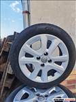 15" 4x100 Opel struktúr lemezfelni szett négyévszakos gumikkal!