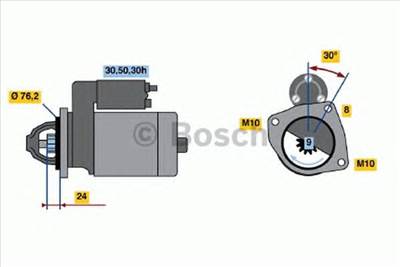 BOSCH 0 986 017 110 - önindító BMW BMW (BRILLIANCE)