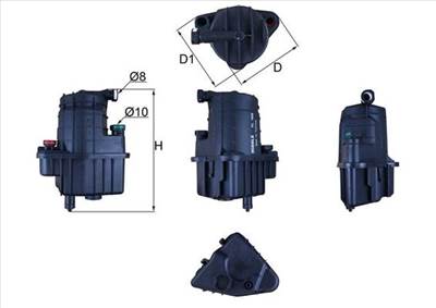 MAHLE KL 469 - Üzemanyagszűrő RENAULT
