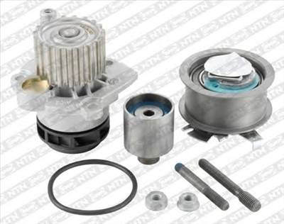 SNR KDP457.491 - Vízpumpa + fogasszíj készlet AUDI SEAT SKODA VW