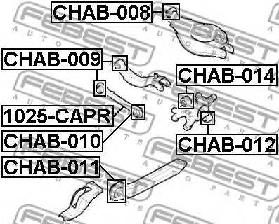 FEBEST CHAB-011 - Lengőkar szilent CHEVROLET CHEVROLET (SGM) GMC HOLDEN OPEL VAUXHALL