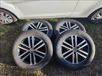  5x112 lyukosztású 19" újszerű felni, rajta 255/55 eldobós téli gumi gumi 