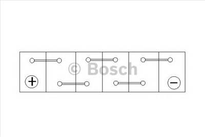 BOSCH 0 092 S40 090 - Indító akkumulátor CADILLAC CHEVROLET CHRYSLER DODGE FERRARI FIAT FORD USA HYU