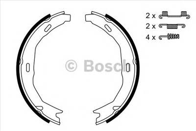BOSCH 0 986 487 723 - kézifék fékpofakészlet MERCEDES-BENZ