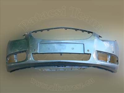 Opel Insignia A 2008-2017 - lökhárító, első, alapozott, üres, 4 radarhoz, kivéve fényszóró mosó, sérült!