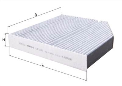 MAHLE LAK 1161 - pollenszűrő MERCEDES-BENZ MERCEDES-BENZ (BBDC)