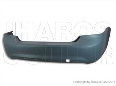 Ford Focus 2007-2011 - Hátsó lökhárító alapozott (4 ajtós)