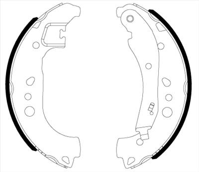 TEXTAR 91084200 - fékpofakészlet AUDI SEAT SKODA SKODA (SVW) VW