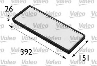 VALEO 698164 - pollenszűrő AUDI VW