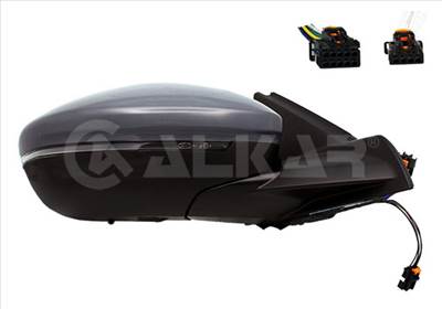 ALKAR 6148312 - külső visszapillantó OPEL PEUGEOT
