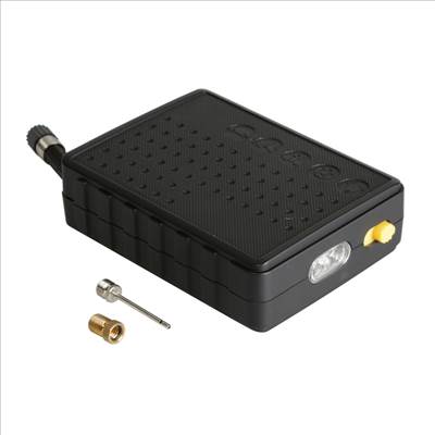 Kompresszor, mini, LED lámpával, kerékpár, motorkerékpár, labda, Lampa Pocket Compressor