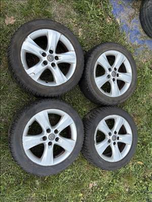  Opel astra J 5x115 lyukosztású 17" használt (gyári felni) alufelni, 225/50 újszerű téli gumi  R17