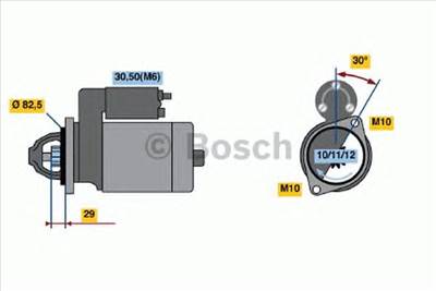 BOSCH 0 986 017 260 - önindító MERCEDES-BENZ SSANGYONG VW